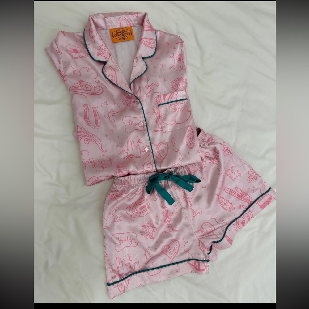 Cowboy Bandana Pajama Short Set - First Class Cowboys